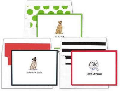 Pick Your Dog Folded Note Cards
